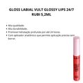 Gloss Labial Vult Glossy Lips 24/7 Rubi 5,2ml