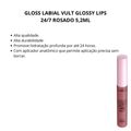 Gloss Labial Vult Glossy Lips 24/7 Rosado 5,2ml