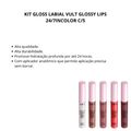 Kit Gloss Labial Vult Glossy Lips 24/7incolor C/5