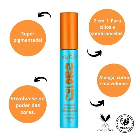 Máscara-Colorida-De-Cílios-E-Sombrancelhas-Vult-Colors-Azul-Alegria-8g--2