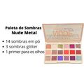 Paleta Sombras Nude Metal Luisance