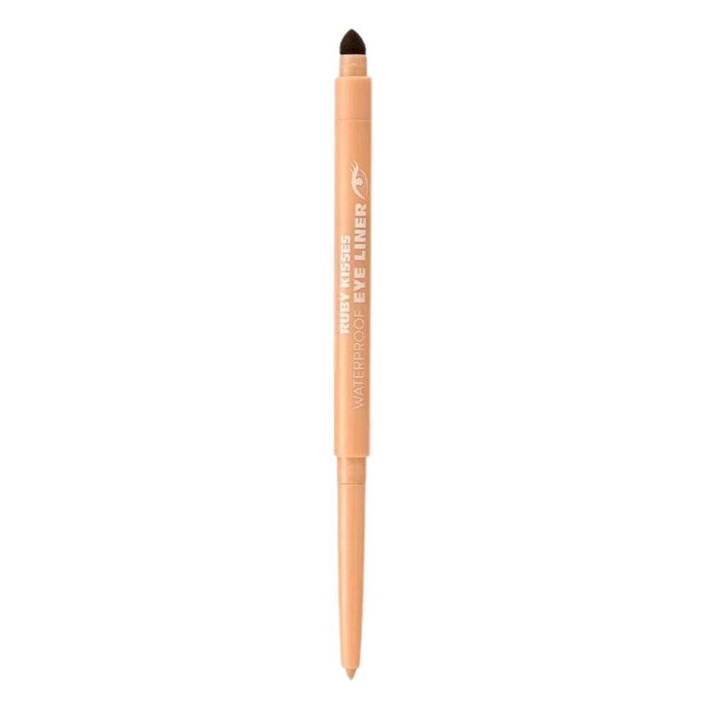 Lápis Retrátil Para Olhos Ruby Kisses Eye Liner A Prova D´água Bege 0,35g