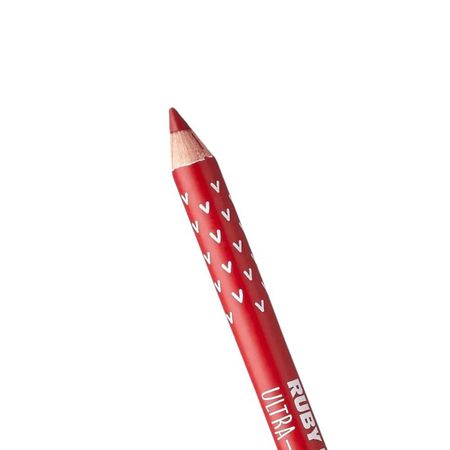 Lápis-Labial-de-Madeira-Ruby-Kisses-Ultra-easy-Lip-Liner-Red-1,5g--4