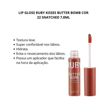 Lip-Gloss-Ruby-Kisses-Butter-Bomb-Snatched-7,8ml--3