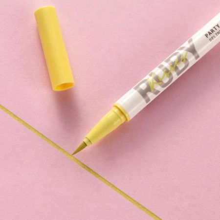 Delineador-Para-Olhos-Ruby-Kisses-Party-Proof-Eyeliner-Retro-Yellow-0,5g-Pte02b--4