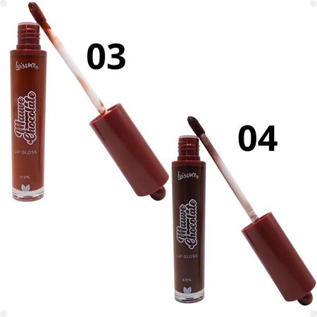 Kit-Luisance-Mauve-Chocolate:-4-Lip-Gloss-Labial-Cores-1,-2,-3-e-4--4