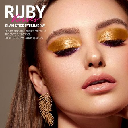 Sombra-Para-Olhos-em-Barra-Ruby-Kisses-Stick-Eyeshadow-Gold-Glam-1,4g--6