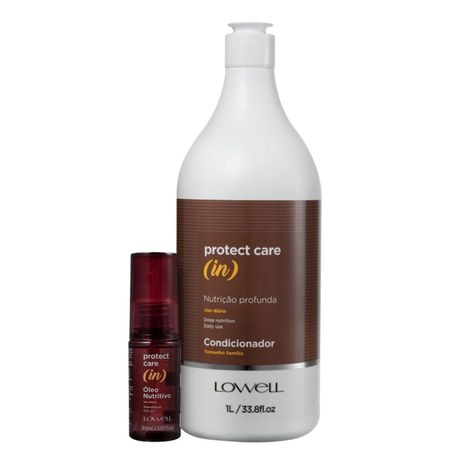 Kit-Lowell-Protect-Care-(In)---Condicionador-1L-+-Óleo-30ml--1
