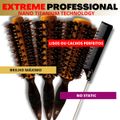 RIÈ Salon Pro Kit 3 Escova Extreme Professional Nano Titanium Technology  47mm, 57mm, 64mm + Pente
