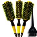 RIÈ Salon Pro Kit 3 Escovas Mega Ceramic Tourmaline 47mm,57mm e 64mm + 1 Pincel