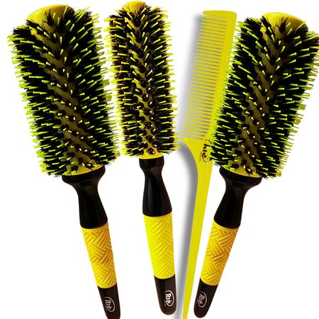 RIÈ-Salon-Pro-Kit-3-Escova-Mega-Ceramic-Tourmaline-47mm,57mm-e-64mm+-1-Pente--1