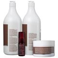 Kit Lowell Protect Care (In) - Shampoo   1L + Condicionador 1L + Máscara 240g + Óleo 30ml