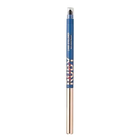 Lápis-Retrátil-em-Gel-à-Prova-D'água-Ruby-Kisses-Glittery-Navy-Blue--4