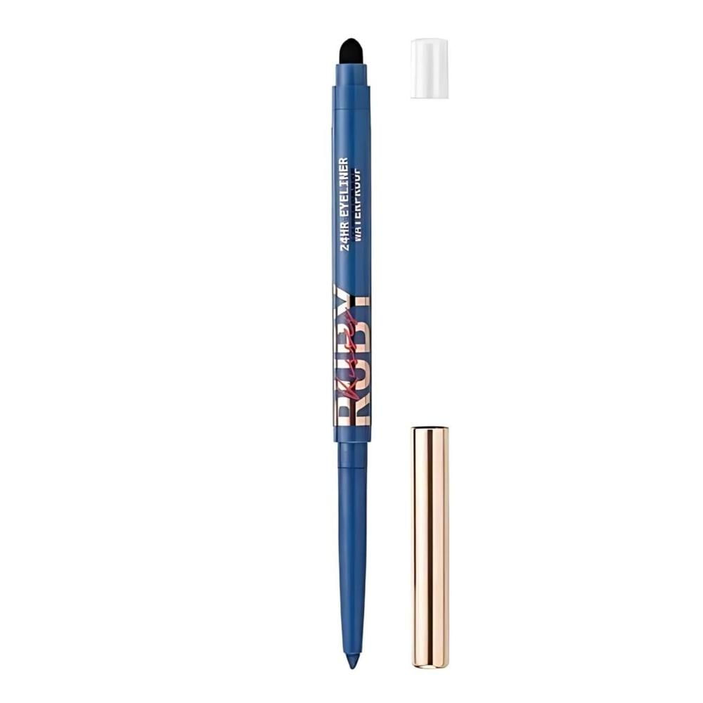 Lápis Retrátil em Gel à Prova D'água Ruby Kisses Glittery Navy Blue