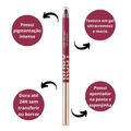 Lápis Retrátil em Gel à Prova D'água Ruby Kisses Glittery Burgundy