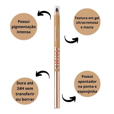 Lápis-Retrátil-em-Gel-à-Prova-D'água-Ruby-Kisses-Glittery-Gold--3