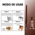 Delineador Líquido Ruby Kisses Intense 24h Marrom