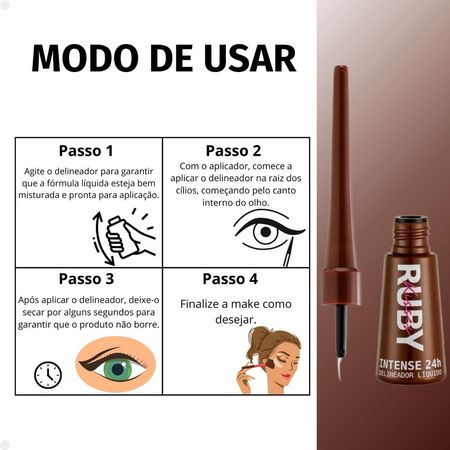 Delineador-Líquido-Ruby-Kisses-Intense-24h-Marrom--6