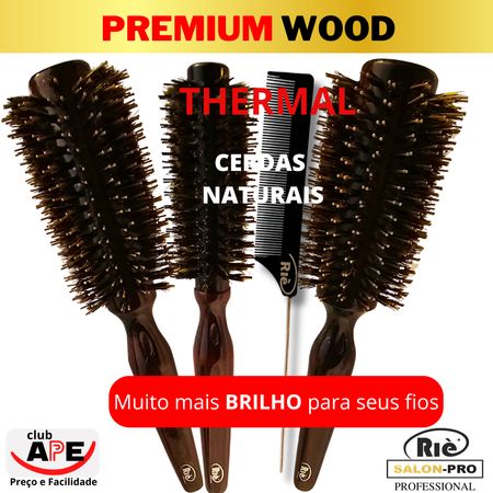 RIÈ-Salon-Pro-Kit-3-Escovas-Premium-Wood-47mm,-57mm-,64mm-+1-Pente--8
