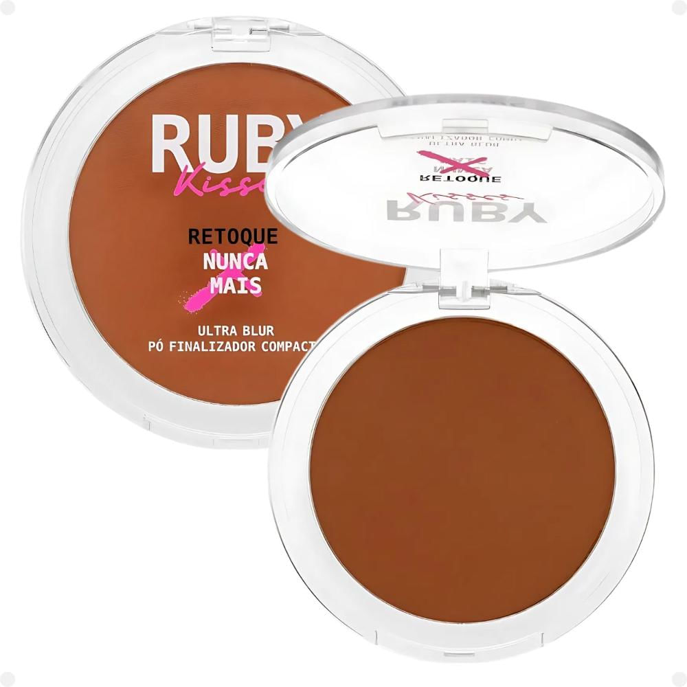 Pó Finalizador Compacto Ruby Kisses Ultra Blur Retoque Nunca Mais Deep