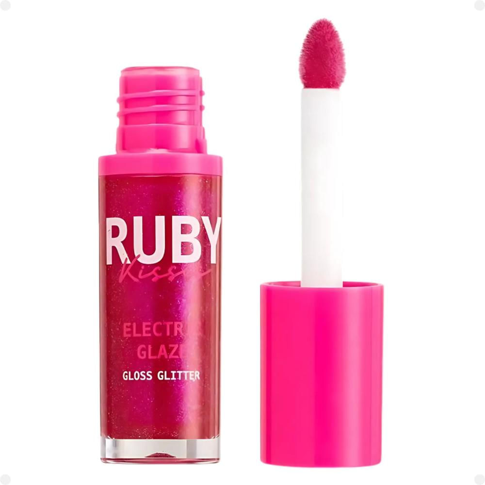 Gloss Glitter Ruby Kisses Electric Glaze 04 Fuchsia