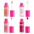 Kit Ruby Kisses Electric Glaze Gloss Glitter: Blush Gold, Holo Sky, Unicorn e Fuchsia