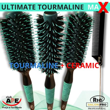 RIÈ-Salon-Pro-Kit-3--Escovas-Ultimate-Tourmaline-47mm,-57mm,-64mm-+-Pente--8