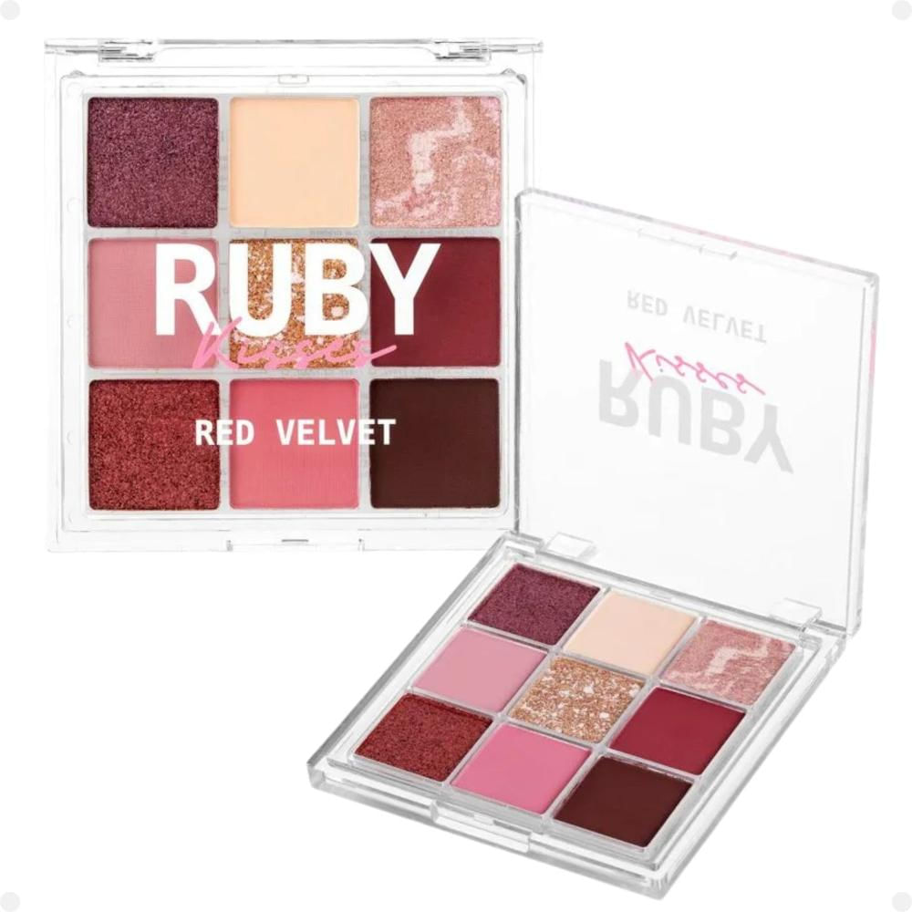 Paleta de Sombras Ruby Kisses Red Velvet