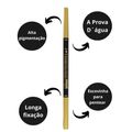 Lápis para Sobrancelha Pink 21 Definition Brow 2 In 1 Preto