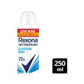 Desodorante Antitranspirante Aerossol Rexona Cotton Dry Feminino 72 Horas 250ml