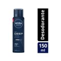 Desodorante Antitranspirante Aerossol Nivea Men Deep Masculino Original 150ml
