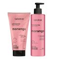 Kit Labotrat Morango - Esfoliante + Hidratante Rosto e Corpo