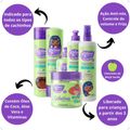 Kit Kolene Cachinhos: Shampoo + Condicionador + Creme para Pentear + Ativador de Cachos + Spray Desembaraçante + Gelatina