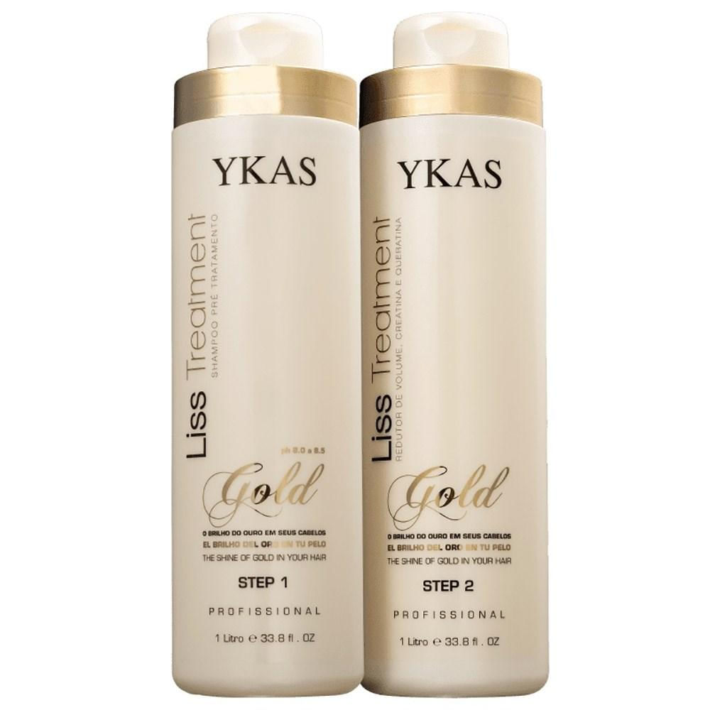 Ykas Gold Progressiva Kit Ouro (2 x 1 Litro)