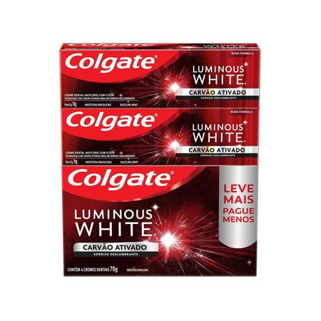 Creme-Dental-Clareador-Colgate-White-Carvão-Ativado-Luminous-70g-(4-Und)--1