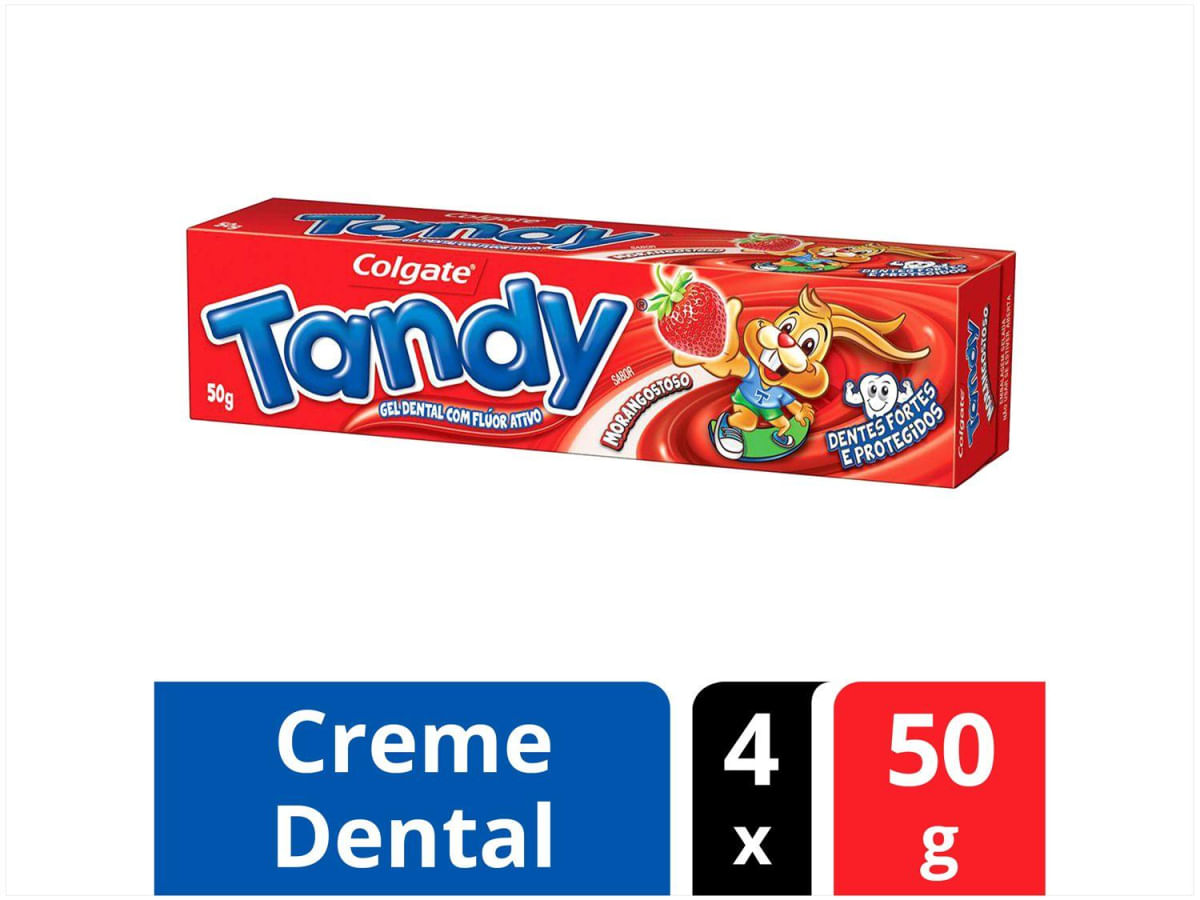 Creme Dental Infantil Colgate Tandy 50g (4 und) - Época Cosméticos
