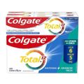 Creme Dental Colgate Total 12 Whitening + Advanced Fresh 90g (6 und)