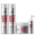 Kit Jacques Janine Just One Min: Shampoo, Condicionador, Máscara 240g e Blindagem