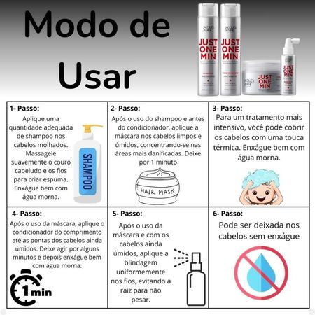 Kit-Jacques-Janine-Just-One-Min:-Shampoo,-Condicionador,-Máscara-240g-e-Blindagem--8