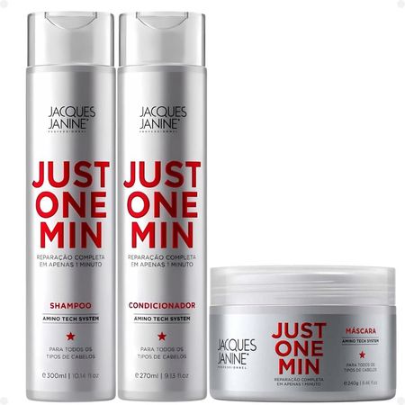 Kit-Jacques-Janine-Just-One-Min:-Shampoo,-Condicionador-e-Máscara--1
