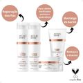 Kit Jacques Janine Damage Repair: Shampoo, Condicionador, Máscara 240g e Leave-In 200ml