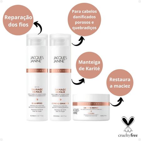 Kit-Jacques-Janine-Damage-Repair:-Shampoo,-Condicionador-e-Máscara--2
