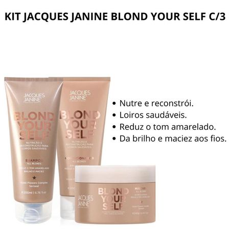 Kit-Jacques-Janine-Blond-Your-Self:-Shampoo,-Condicionador-e-Máscara--2