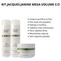 Kit Jacques Janine Mega Volume: Shampoo, Condicionador e Máscara