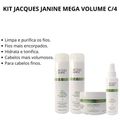 Kit Jacques Janine Mega Volume: Shampoo, Condicionador, Máscara  e Spray