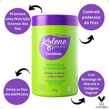 Creme-de-Tratamento-Kolene-Curvaturas-Nutrição-e-Ultradefinição-1Kg--2