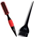 RIÈ Salon Pro Kit 1 Escova Vulcan Ceramic Red Ion Technology 40mm +1 Pincel