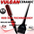 RIÈ Salon Pro Kit 1 Escova Vulcan Ceramic Red Ion Technology 40mm +1 Pincel
