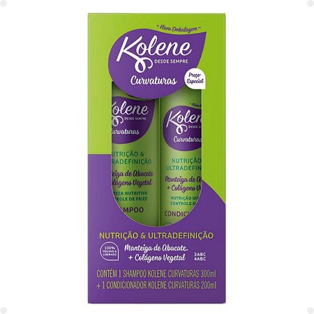 Kit-Kolene-Curvaturas-Nutrição-e-Ultradefinição:-Shampoo-300ml-+-Condicionador-200ml--1