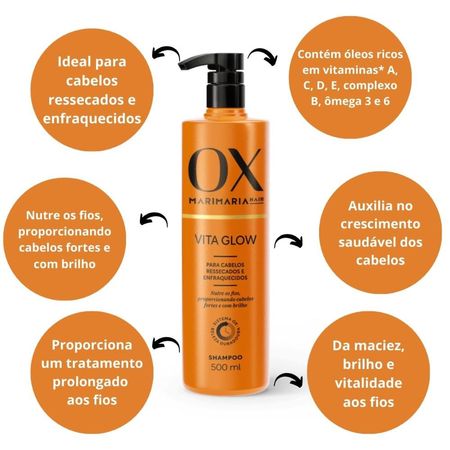 Shampoo-Mari-Maria-Hair-Ox-Vita-Glow-500ml--2